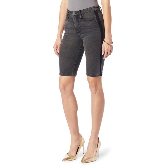 Skinnygirl Pants - Skinnygirl Jeans High‎ Rise Bermuda Shorts Women's Size 32/14 Dark Wash